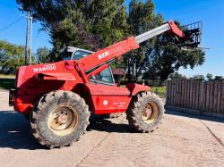 MANITOU MLT628 TURBO 4WD TELEHANDLER C/W PALLET TINES *VIDEO*