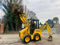 JCB 1CX 4WD BACKHOE DIGGER *2510 HOURS* C/W SELECTION OF BUCKETS & PALLET TINES 