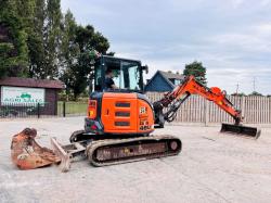 HITACHI ZX48U-5A EXCAVATOR *ZERO SWING, YEAR 2018* C/W 3 X BUCKET'S *VIDEO*