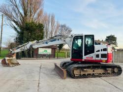 TAKEUCHI TB2150R EXCAVATOR *YEAR 2018, 5851 HOURS* C/W BLADE & PIPPED FOR GRAB