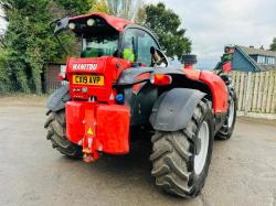 MANITOU MLT635-140+ 4WD TELEHANDLER *YEAR 2019, AG-SPEC* C/W PICK UP HITCH *VIDEO*