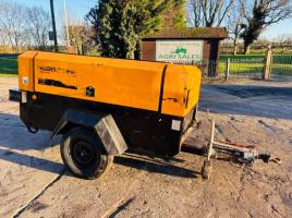 INGERSOL RAND  P260WD TOWABLE COMPRESSOR C/W DEUTZ 4 CYL TURBO ENGINE 