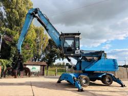 FUCHS HML340 HIG RISE CABIN MATERIAL HANDLER C/W ROTATING GRAB *VIDEO* 