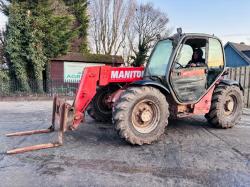 MANITOU MLT732 4WD TELEHANDLER C/W PALLET TINES  