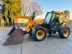 JCB 526-56 4WD TELEHANDLER *AG SPEC, YEAR 2009* C/W BUCKET  