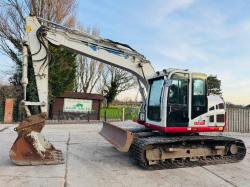 TAKEUCHI TB2150R EXCAVATOR *YEAR 2018, 5851 HOURS* C/W BLADE & PIPPED FOR GRAB