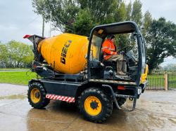 DIECI LH683 SWIVEL TIP CEMENT MIXER *YEAR 2013, 4452 HOURS* C/W 4 WHEEL STEER *VIDEO*