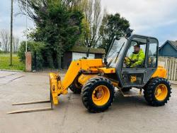 JCB 520 4WD TELEHANDLER C/W 4 WHEEL STEER & PALLET TINES 