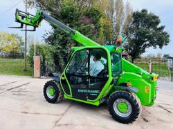 MERLO P25.6 TURBO TELEHANDLER *YEAR 2017, ONLY 2249 HOURS* C/W PALLET TINES *VIDEO*