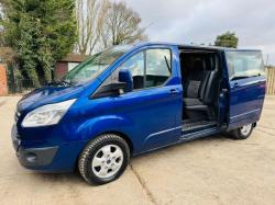 FORD TRANSIT LIMITED CUSTOM CREW VAN *MOT'D TILL NOVEMBER 2025, YEAR 2016*