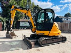 JCB 8065 TRACKED EXCAVATOR *ZERO SWING, YEAR 2009* C/W BUCKET *VIDEO*