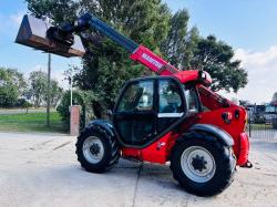 MANITOU 634-120 4WD TELEHANDLER *AG-SPEC* C/W BUCKET & PALLET TINES *VIDEO*