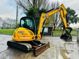 JCB 8065 TRACKED EXCAVATOR *ZERO SWING, YEAR 2013* C/W QUICK HITCH 