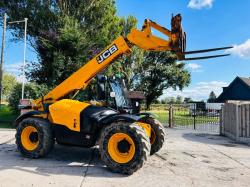 JCB 531-70 4WD TELEHANDLER * YEAR 2018, 1011 HOURS* C/W PALLET TINES *VIDEO*