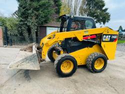 CATERPILLAR 246D SKIDSTEER *YEAR 2017, 2548 HOURS* C/W BUCKET *VIDEO*