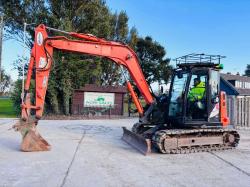 HITACHI ZAXIS ZX85 TRACKED EXCAVATOR *YEAR 2014* C/W QUICK HITCH *VIDEO*