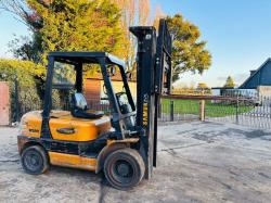 SAMUK H30D DIESEL FORKLIFT *CONTAINER SPEC* C/W PALLET TINES *VIDEO*