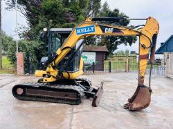 CATERPILLAR 304.5 TRACKED EXCAVATOR C/W BUCKET 