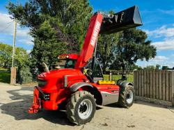 MANITOU MLT629 4WD TELEHANDLER *AG-SPEC, YEAR 2014* C/W BUCKET *VIDEO*