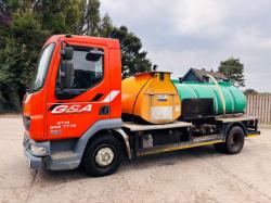 DAF LF45.106 08E 4X2 LORRY C/W FUEL BOWSER, WATER TANK & TRANSFER PUMP *VIDEO*