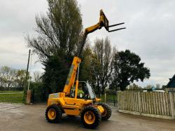 JCB 520 4WD TELEHANDLER C/W 4 WHEEL STEER & PALLET TINES *VIDEO*