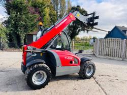 WEIDEMAN T4512 4WD TELEHANDLER *YEAR 2015, ROAD REGISTERED, 3860 HOURS* VIDEO*