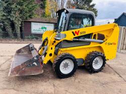 WACKER NEUSON SW16 SKIDSTEER *YEAR 2017, 1704HOURS* C/W HYDRAULIC LOCKING PINS *VIDEO*