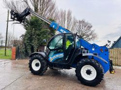 NEW HOLLAND LM742 4WD TELEHANDLER *AG-SPEC, ONLY 4441 HOURS* C/W TINES *VIDEO*