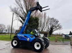 NEW HOLLAND LM742 4WD TELEHANDLER *AG-SPEC, ONLY 4441 HOURS* C/W TINES *VIDEO*