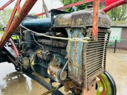 FORDSON E27N TRACTOR C/W PERKINS P6 ENGINE, FRONT LOADER & WINCH *NO VAT, VIDEO*