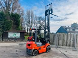 TOYOTA 18 FORKLIFT C/W PALLET TINES *VIDEO*