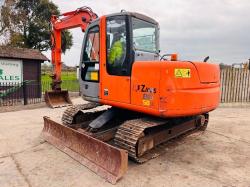 HITACHI ZAXIS 80SBLC TRACKED EXCAVATOR C/W QUICK HITCH BUCKET *VIDEO*