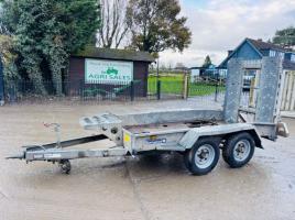 INDESPENSION TWIN AXLE PLANT TRAILER C/W LOADING RAMP 