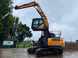 CASE CX290D HIGH RISE CABIN TRACKED EXCAVATOR *YEAR 2017* C/W QUICK HITCH *VIDEO*