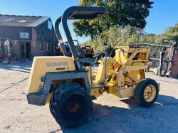 BOMAG BW240T TRENCH ROLLER C/W ROLE BAR & CANOPY *VIDEO*