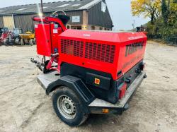 THERMAC PORTABLE SAND BLASTER *YEAR 2010* C/W INGERSOL RAND COMPRESSOR