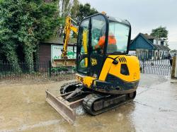 JCB 8026 TRACKED EXCAVATOR *ZERO SWING, YEAR 2017, 3325 HOURS* C/W BUCKET 