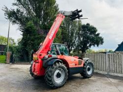 MANITOU MLT634-120 4WD TELEHANDLER *AG-SPEC* C/W PICK UP HITCH *VIDEO*