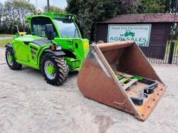 MERLO P27.6 TURBO TELEHANDLER *YEAR 2021* C/W PALLET TINES & BUCKET *VIDEO* 