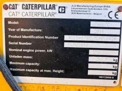 CATERPILLAR TH407C 4WD TELEHANDLER *AG-SPEC, YEAR 2016* C/W NEW BUCKET *VIDEO*