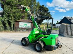 AVANT 635 4WD LOADING SHOVEL *YEAR 2011, ONLY 1374 HOURS* C/W PALLET TINES *VIDEO*