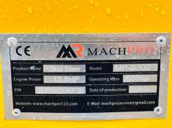 NEW UNUSED MACHPRO MPS300 TRACKED SKIDSTEER LOADER *YEAR 2024* VIDEO*