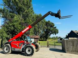 MANITOU 735 4WD TELEHANDLER *YEAR 2016, AG-SPEC* C/W PICK UP HITCH *VIDEO*