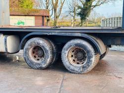 FODEN 345 6X2 FLAT BED LORRY C/W CUMMINS TURBO ENGINE *CRANE NOT INCLUDED* VIDEO*