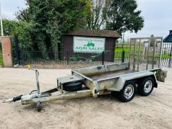 KNOTT TWIN AXLE PLANT TRAILER C/W LOADING RAMP *SPARES & REPAIRS*