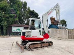 TAKEUCHI TB150C TRACKED EXCAVATOR C/W FRONT BLADE *VIDEO*