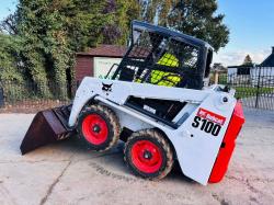 BOBCAT S100 SKIDSTEER *YEAR 2014, 1510 HOURS* C/W BUCKET *VIDEO*