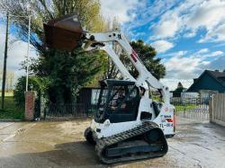 BOBCAT T650 TRACKED SKIDSTEER HIGH LIFT *YEAR 2017, 4838 HOURS* C/W BUCKET *VIDEO*