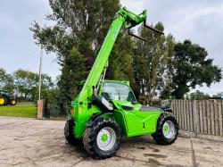 MERLO TF42.7CS-140-CVTRONIC TELEHANDLER *YEAR 2017, AG-SPEC* C/W PALLET TINES 