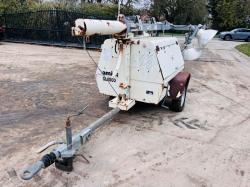 TEREX GL4050D-4MH SINGLE AXLE LIGHTING TOWER C/W KUBOTA ENGING 